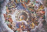 Giulio Romano - The Gods of Olympus painting
