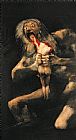 Goya - Saturn Devouring one of his Children painting