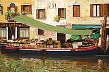 Collection 7 - il mercato galleggiante a Venezia painting