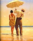 Mad Dogs Detail by Jack Vettriano