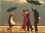 Jack Vettriano - The Singing Butler painting