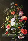 Jan Davidsz de Heem - Still Life of Flowers painting