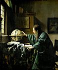 Jan Vermeer - The Astronomer painting