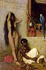 Jean Leon Gerome - The Slave for Sale painting