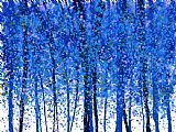 Jerome Lawrence - Trees at Twilight IX painting