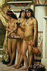 John Collier - The Handmaidens of Pharaoh painting