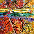 John Lautermilch - Fall Reflections painting