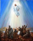 John Lautermilch - Jesus Taken up into Heaven painting