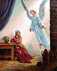 John Lautermilch - Mary and Angel painting