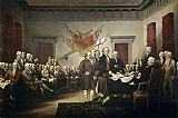 John Trumbull - Signing the Declaration of Independence painting