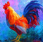 Marion Rose - Rooster Bob painting