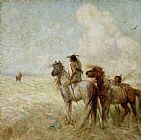 Nathaniel Hughes John Baird - The Bison Hunters painting