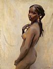 Philip Alexius de Laszlo - A Marrakesh Girl painting