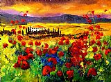 Tuscany Poppies by Pol Ledent