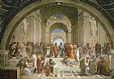 Raphael - School of Athens from the Stanza della Segnatura painting