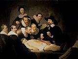 Rembrandt Harmenszoon van Rijn - The Anatomy Lesson of Doctor Nicolaes Tulp painting