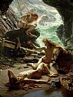 Sir Edward John Poynter - The Cave of the Storm Nymphs painting