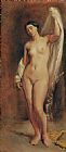 Theodore Chasseriau - Standing Female Nude painting