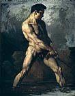 Theodore Gericault - Study of a Male Nude painting