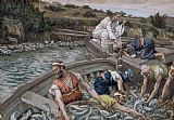 The First Miraculous Draught of Fish by Tissot