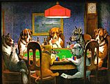cassius marcellus coolidge A Friend in Need Dogs Playing Poker