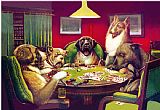 cassius marcellus coolidge Waterloo Dogs Playing Poker