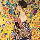 Gustav Klimt Woman with Fan