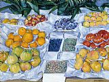 Gustave Caillebotte Fruit Displayed on a Stand