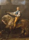 Jacques Louis David Equestrian portrait of Stanislaw Kostka Potocki painting