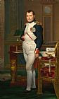 Jacques Louis David The Emperor Napoleon in His Study at The Tuileries painting