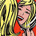 J.f.k. in Berlin, 1963 Prints - Girl in Mirror c.1963 by Roy Lichtenstein