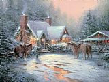 Thomas Kinkade A Christmas Welcome