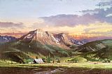 Thomas Kinkade Dusk in The Valley