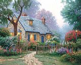 Thomas Kinkade Foxglove Cottage