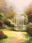 Thomas Kinkade Lilac Gazebo