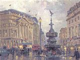 Circus Paintings - Piccadilly Circus by Thomas Kinkade