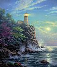Thomas Kinkade Split Rock Light