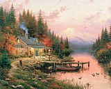 Perfect Prints - The End of a Perfect Day by Thomas Kinkade