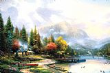 Perfect Prints - The End of a Perfect Day Iii by Thomas Kinkade