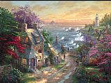 Thomas Kinkade The Village Lighthouse