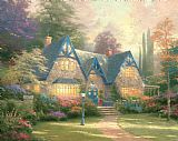 Manor Prints - Winsor Manor by Thomas Kinkade