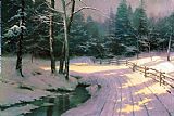 Thomas Kinkade Winter Glen