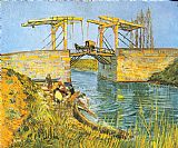 Vincent van Gogh The Bridge of Langlois at Arles with Laundresses