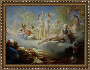 The Drummer Boy's Dream Framed Paintings - The Dream of the Believer by Achille Zo
