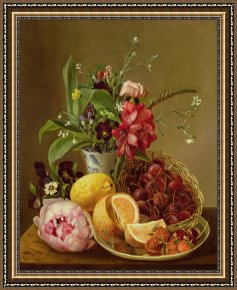 Still Life Framed Prints - Still Life by Albertus Steenberghen
