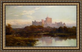 Royal Framed Prints - Royal Windsor by Alfred De Breanski Snr