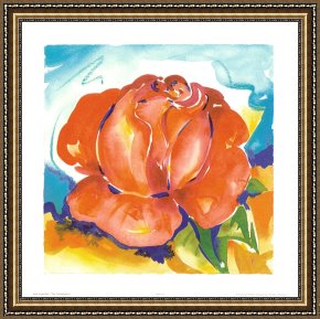 Perfect Framed Prints - One Perfect Rose by alfred gockel