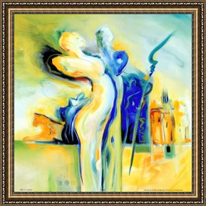 A Place Framed Prints - Romance in an Exotic Place by alfred gockel
