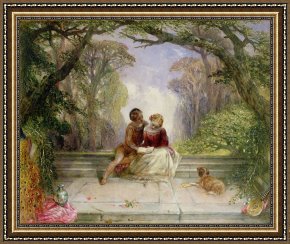 Romance Framed Prints - Early Summer by Alfred Woolmer