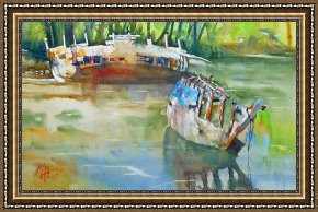 Path Framed Prints - Shipwrecks at Lanriot The end of the path by Andre Mehu